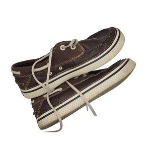 Men's size 8 Leather Crocs Casual Loafers